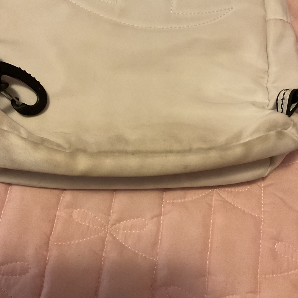 Champion White and Black Backpack with Red Logo - Picture 3 of 13